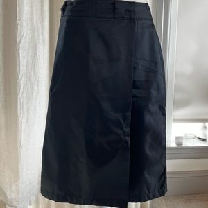 Prada nylon technical knee length skirt